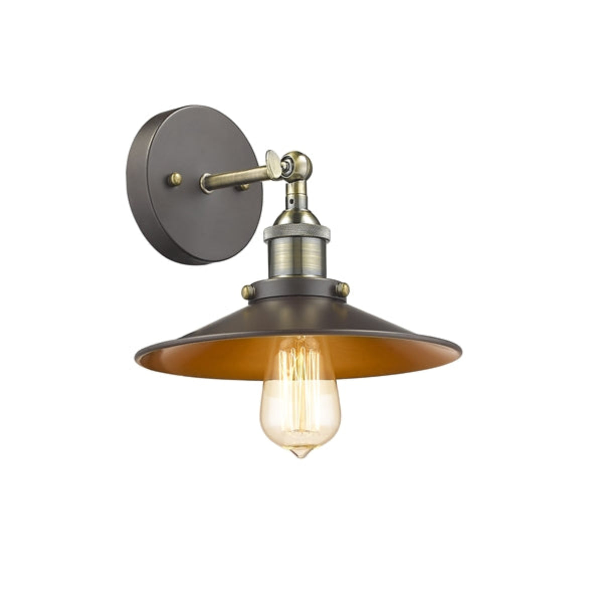 Chloe Lighting CH57012RB09-WS1 Butler Industrial-Style 1 Light Rubbed ...