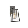 Chloe Lighting CH22034BK11-OD1 Leodegrance Transitional 1 Light Black Outdoor Wall Sconce 11`` Height