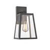 Chloe Lighting CH22034BK14-OD1 Leodegrance Transitional 1 Light Black Outdoor Wall Sconce 14`` Height