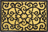 Jellybean 20" x 30" Black & Tan Neutral Accent Rug