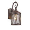 Chloe Lighting CH22044RB13-OD1 Dinadan Transitional 1 Light Rubbed Bronze Outdoor Wall Sconce 13`` Height