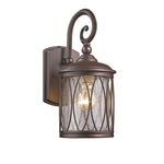 Chloe Lighting CH22044RB13-OD1 Dinadan Transitional 1 Light Rubbed Bronze Outdoor Wall Sconce 13`` Height