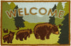 Jellybean Welcome Bears Indoor & Outdoor Rug