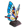 Chloe Lighting CH10808BA09-NL1 Kacy 5 Tiffany-style 1 Light Butterfly Accent Table Lamp 9" Tall