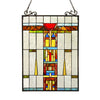 Chloe Lighting CH3P701CB24-GPN Doesburg Tiffany-Glass Window Panel 17.5x25