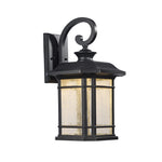 Chloe Lighting CH22L21BK17-OD1 Franklin Transitional Led Textured Black Outdoor Wall Sconce 17`` Height