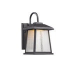 Chloe Lighting CH22L51BK12-OD1 Frontier Transitional Led Textured Black Outdoor Wall Sconce 12`` Height