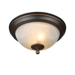 Chloe Lighting CH23034GB11-CF2 Caitlin Transitional 2 Light Bronze Flushmount Ceiling Fixture 11`` Wide