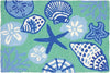 Jellybean Shell Toss Indoor & Outdoor Rug