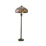 Chloe Lighting CH11044PV20-FL3 Kelly Tiffany-style 3 Light Victorian Floor Lamp 20`` Shade