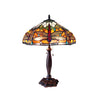 Chloe Lighting CH15042OD18-TL2 Pantala Tiffany-style 2 Light Dragonfly Table Lamp 18" Shade