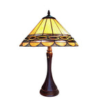 Chloe Lighting CH15046AG16-TL2 Gisele Tiffany-style 2 Light Baroque Table Lamp 16" Shade