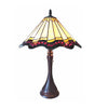 Chloe Lighting CH15048AG16-TL2 Adriana Tiffany-style 2 Light Baroque Table Lamp 16" Shade