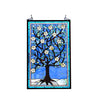Chloe Lighting CH1P215BF32-GPN Woodley Tiffany-Glass ``tree Of Life`` Window Panel 20x32