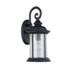 Chloe Lighting CH22056BK15-OD1 Feiss Transitional 1 Light Black Outdoor Wall Sconce 15`` Height