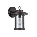Chloe Lighting CH22060RB10-OD1 Vaxcel Transitional 1 Light Rubbed Bronze Outdoor Wall Sconce 10`` Height