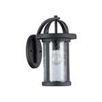Chloe Lighting CH22061BK14-OD1 Angelo Transitional 1 Light Black Outdoor Wall Sconce 14`` Height