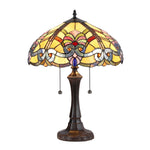 Chloe Lighting CH35508AV16-TL2 Marilyn Tiffany-style 2 Light Baroque Table Lamp 16" Shade