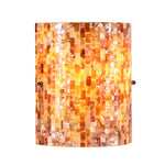 Chloe Lighting CH3CT28CC08-WS1 Shelley Mosaic 1 Light Wall Sconce 8.5`` Wide