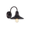 Chloe Lighting CH57050RB09-WS1 Mycroft Industrial-Style 1 Light Rubbed Bronze Wall Sconce 9`` Wide