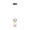 Chloe Lighting CH28069BN03-DP1 Ulla Transitional 1 Light Brushed Nickel Mini Pendant 3`` Wide