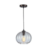 Chloe Lighting CH58071RB10-DP1 Cary Industrial-Style 1 Light Rubbed Bronze Ceiling Pendant 10`` Wide