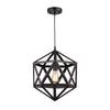 Chloe Lighting CH58075RB16-DP1 Osbert Industrial-Style 1 Light Rubbed Bronze Pendant 16`` Wide