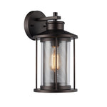 Chloe Lighting CH22071RB14-OD1 Crichton Transitional 1 Light Rubbed Bronze Outdoor Wall Sconce 14`` Tall