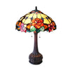 Chloe Lighting CH15092RF18-TL2 Capucine Tiffany-style 2 Light Floral Table Lamp 18" Shade