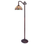 Chloe Lighting CH33313VI11-RF1 Cooper Tiffany-Style 1 Light Reading Floor Lamp 11`` Wide