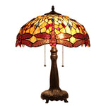 Chloe Lighting CH33471AD18-TL2 Empress Tiffany-style Dragonfly 2 Light Table Lamp 18" Shade