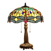 Chloe Lighting CH33471BD18-DH2 Empress Tiffany-Style 2 Light Dragonfly Ceiling Pendant Fixture 18`` Shade