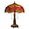 Chloe Lighting CH33471RD18-TL2 Empress Tiffany-style Dragonfly 2 Light Table Lamp 18" Shade