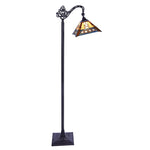 Chloe Lighting CH38847PM11-RF1 Tristan Tiffany-Style 1 Light Reading Floor Lamp 11`` Wide