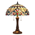 Chloe Lighting CH33381VB16-TL2 Grenville Tiffany-style 2 Light Victorian Table Lamp 16" 