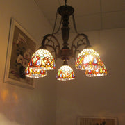 Chloe Lighting CH33353VR27-DC5 Serenity Tiffany-Style 5 Light Victorian Large Chandelier 27`` Wide