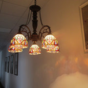 Chloe Lighting CH33353VR27-DC5 Serenity Tiffany-Style 5 Light Victorian Large Chandelier 27`` Wide