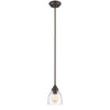 Chloe Lighting CH2S004RB06-DP1 Elissa Transitional 1 Light Rubbed Bronze Ceiling Mini Pendant 6`` Wide