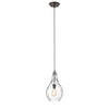 Chloe Lighting CH2S103RB09-DP1 Brooklynn Transitional 1 Light Rubbed Bronze Ceiling Mini Pendant 9`` Wide