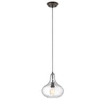 Chloe Lighting CH2S109RB11-DP1 Hailey Transitional 1 Light Rubbed Bronze Ceiling Mini Pendant 11`` Wide