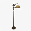 Chloe Lighting CH33389VR12-RF1 Bertram Tiffany-Style 1 Light Victorian Reading Floor Lamp 12`` Shade