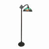 Chloe Lighting CH18780VG13-RF1 Liaison Tiffany-Style 1 Light Victorian Reading Floor Lamp 13`` Shade