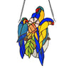 Chloe Lighting CH3P974BA13-GPN Bluetail Tiffany-Glass Window Panel 13``