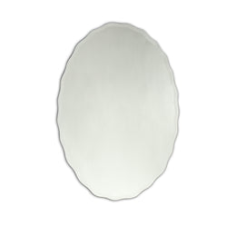 Chloe Myrlin 20″ x 28″ Frameless Oval Wall Mirror – Beveled Glass