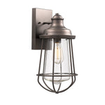 Chloe Lighting CH2D081RB16-OD1 Lucas Industrial-Style 1 Light Rubbed Bronze Outdoor/indoor Wall Sconce 16`` Tall