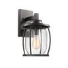 Chloe Lighting CH2S073BK14-OD1 Jackson Transitional 1 Light Textured Black Outdoor Wall Sconce 14`` Tall