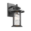 Chloe Lighting CH2S074BK12-OD1 Owen Transitional 1 Light Textured Black Outdoor Wall Sconce 12`` Tall