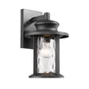 Chloe Lighting CH2S074BK14-OD1 Owen Transitional 1 Light Textured Black Outdoor Wall Sconce 14`` Tall