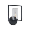 Chloe Lighting CH2S076BK13-OD1 Daniel Transitional 1 Light Textured Black Outdoor/indoor Wall Sconce 13`` Tall