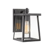 Chloe Lighting CH2S079BK10-OD1 Gabriel Transitional 1 Light Textured Black Outdoor Wall Sconce 10`` Tall